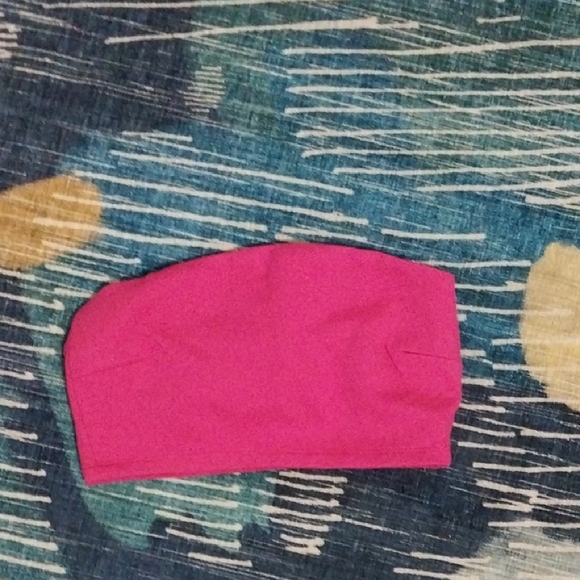 Lulu's Pink Crop Top - Picture 1 of 3
